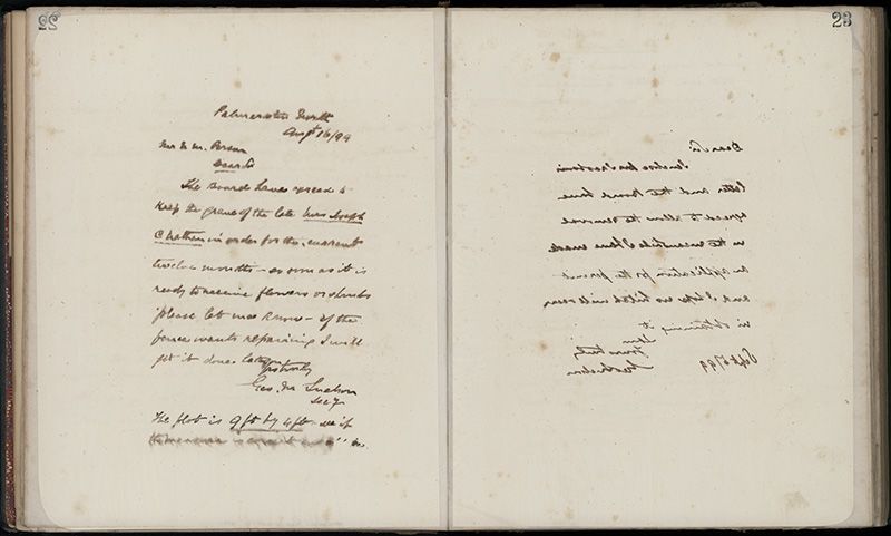 Outwards Correspondence of the Palmerston North Cemetery Trustees, 1898 -1902 50