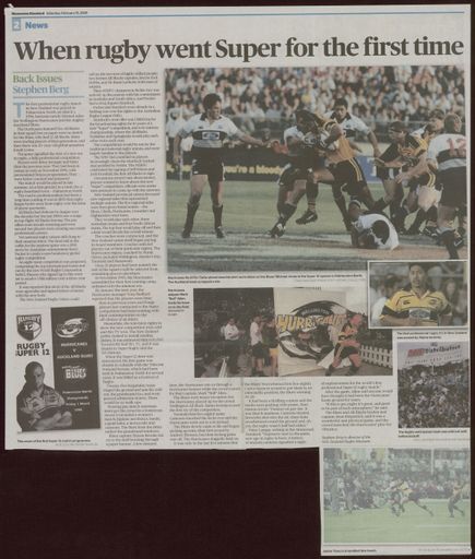 Back Issues:  When rugby went super for the first time