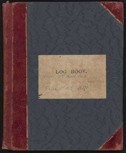 Terrace End School, Log Book, 3 April 1884 - 18 September 1891