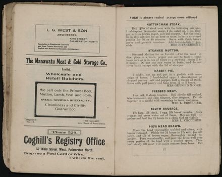 Manawatu Cookery Book - page 17