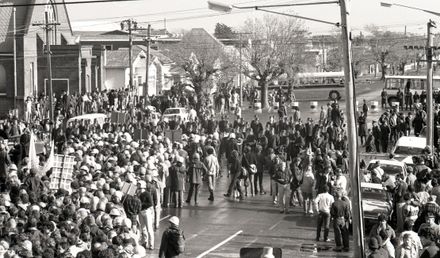 Police Lines in Cuba Street