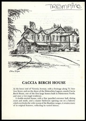 Booklet, Caccia Birch House