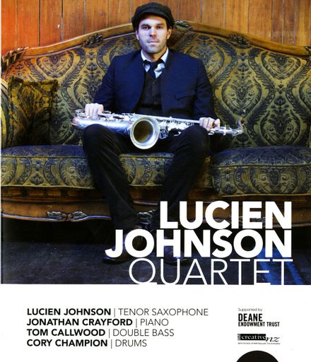 Programme - Lucien Johnson Quartet, Whanganui Opera House