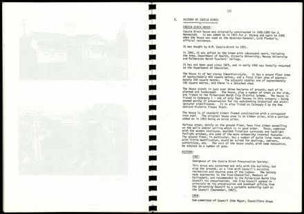 Booklet, Caccia Birch - Submission to the Minister of Works & Development 11