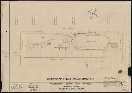 Memorial Park plans - general layout