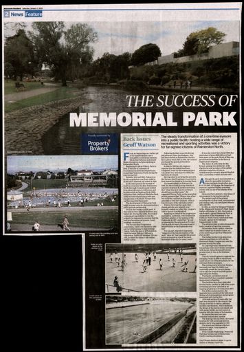 Back issues: The success of  Memorial Park
