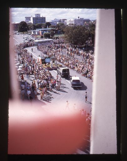 Centennial Parade from the Municipal Chambers building - Resource cover image