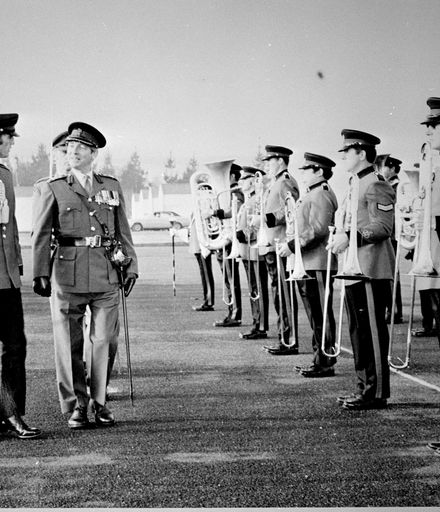 New Zealand Army Band inspection, Linton Army Camp