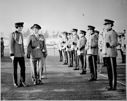 New Zealand Army Band inspection, Linton Army Camp