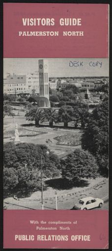Visitors Guide Palmerston North: July-September 1966