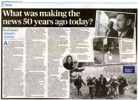 Back Issues: What was making the news 50 years ago today?