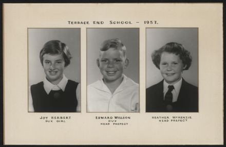 Terrace End School Student Leaders, 1957