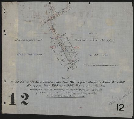 Survey Plans (subdivisions) 1902 - 1939