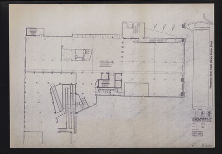 Architectural Plans of the redevelopment of the C M Ross building into the Palmerston North City Library 3