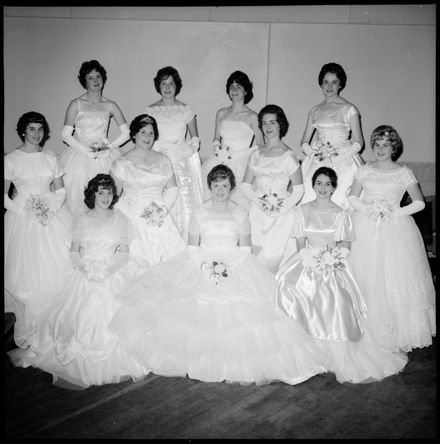 "Debutantes at Masonic Ball"