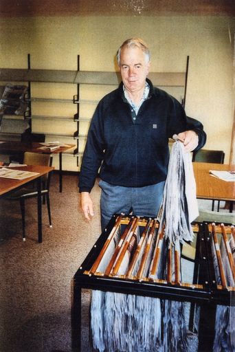 John Collins, staff member at Palmerston North City Library