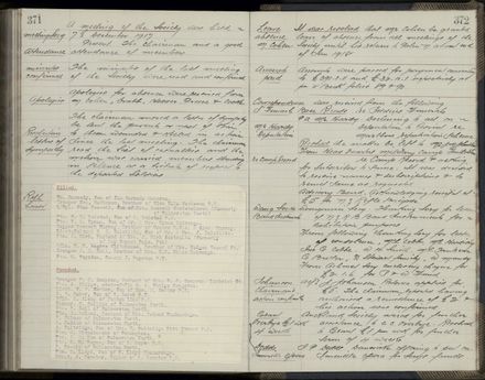 Manawatu Patriotic Society Minute Book (1916-1917) 187