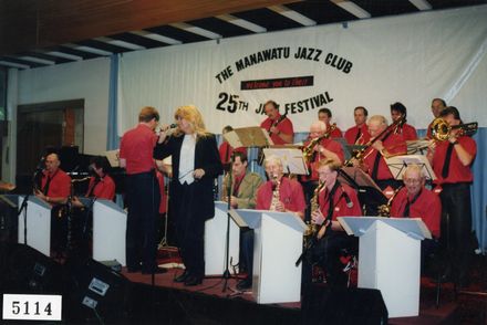 Erna Ferry with the Manawatū Jazz Club Big Band - Resource cover image