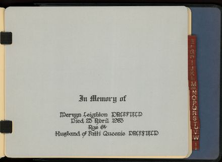 Memorial Book Register