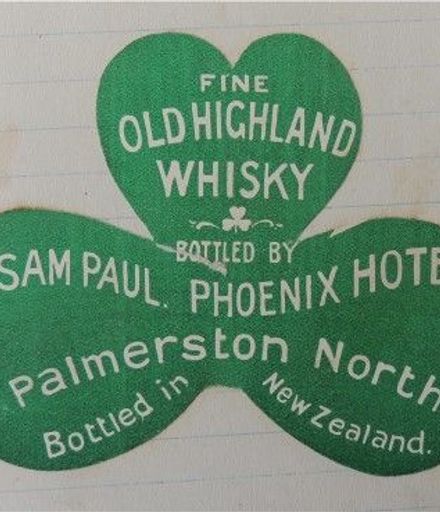 Phoenix Hotel Whisky Label