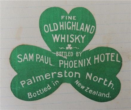 Phoenix Hotel Whisky Label