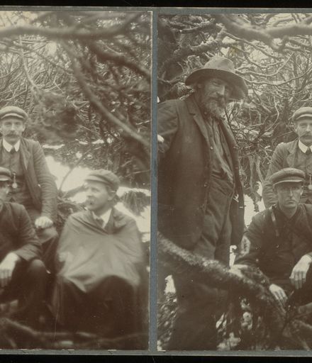 Four men in the bush