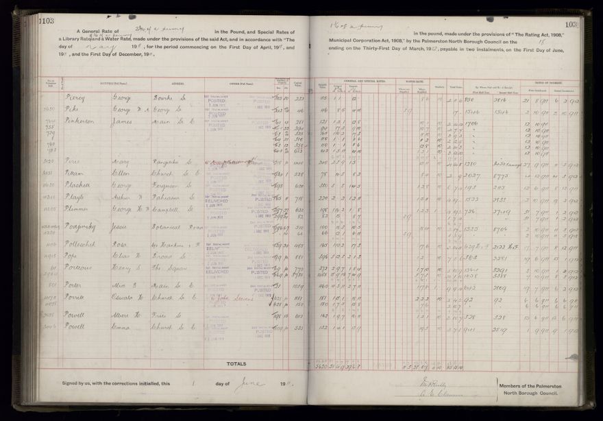 Rate book, 1911-1912 - 2021Pa_PNCC2-23-2-V19_034000-0106