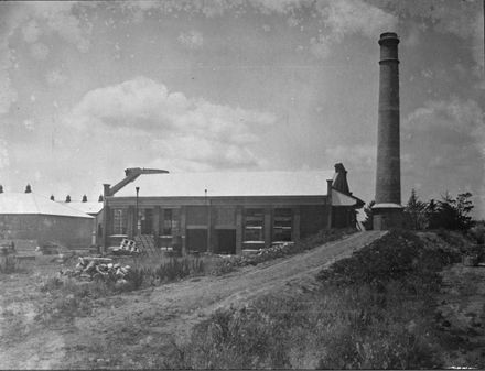 Destructor building at the Palmerston North Abattoir, Maxwell's Line