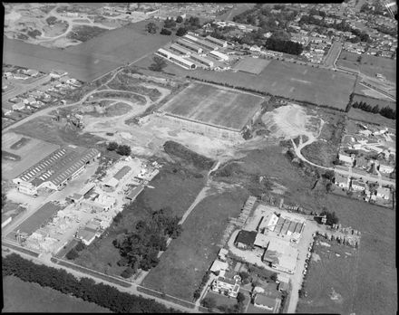 Argosy Aerial - Puriri Terrace basketball court prior to development