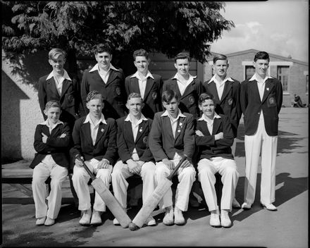 Cricket Team, Palmerston North Technical High School