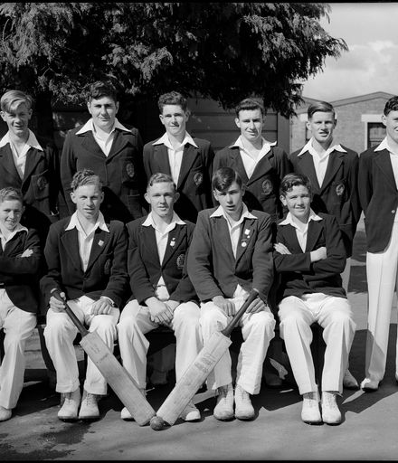 Cricket Team, Palmerston North Technical High School