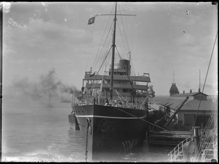 S.S.  Morea at Queen Street Wharf, Auckland