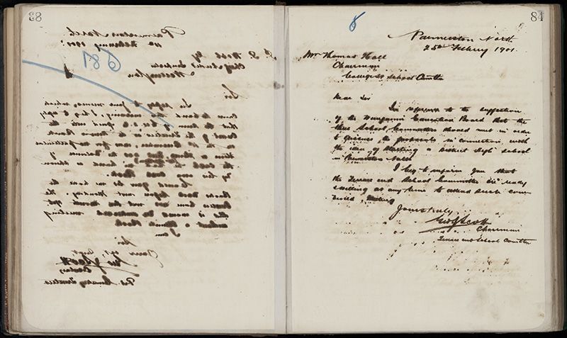 Outwards Correspondence of the Palmerston North Cemetery Trustees, 1898 -1902 111