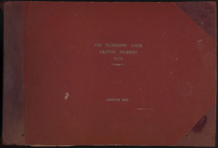 Palmerston North Amateur Swimming Club Archive Book
