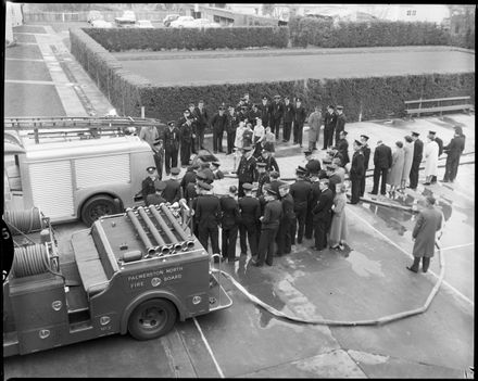 "Demonstration For Volunteer Firemen"