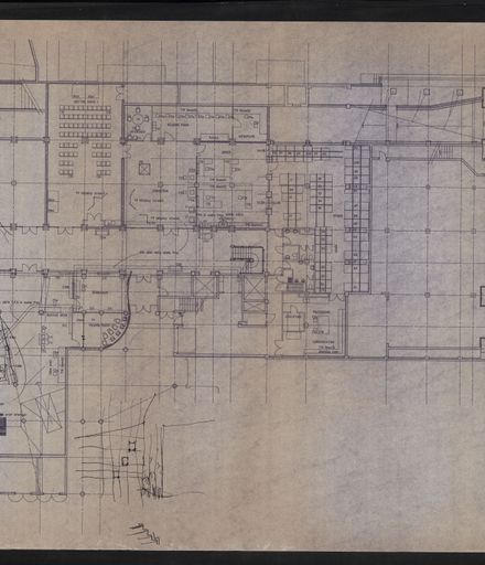 Architectural Plans of the redevelopment of the C M Ross building into the Palmerston North City Library 11