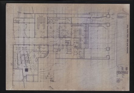 Architectural Plans of the redevelopment of the C M Ross building into the Palmerston North City Library 11