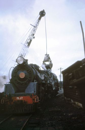 Loading Coal onto J Class Locomotive