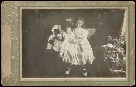 Harriet holding baby