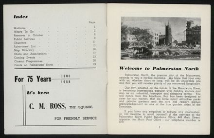 Palmerston North Diary: October 1958 2