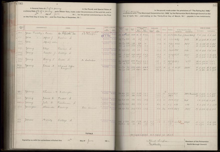Rate book, 1912-1913 - 2021Pa_PNC2-23-2-V20_034001-0148