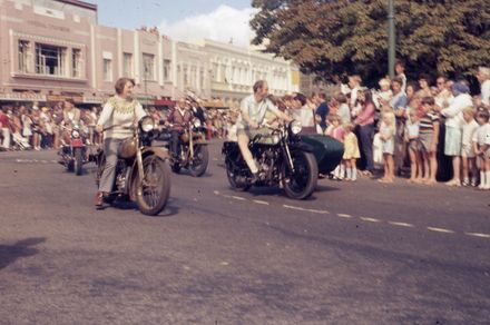 Centennial Parade - motorcycles with sidecars