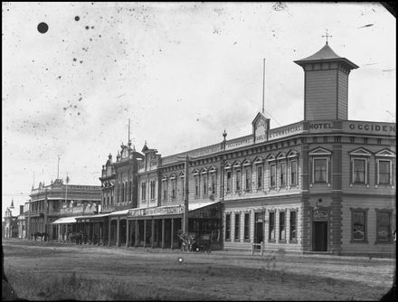 Looking up Church Street side of The Square, Palmerston North