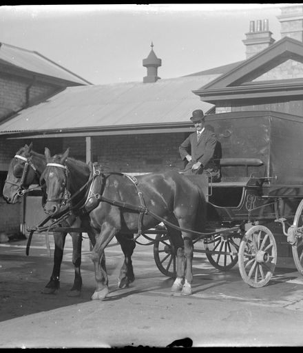 Man with Horse and Carriage