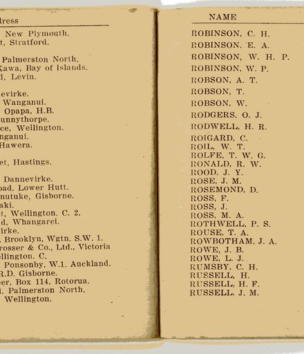 Wellington Infantry Regiment 1914-1918 booklet - 27