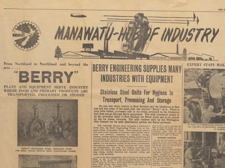 Manawatu Times - Hub of Industry: Berry Engineering - Resource cover image