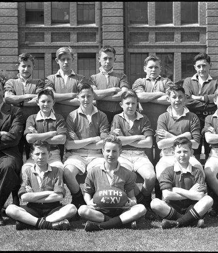 4th XV rugby team, Palmerston North Technical High School