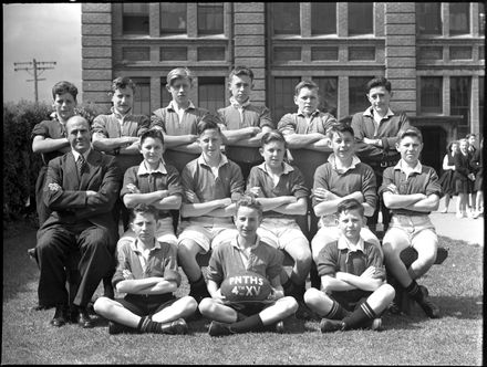 4th XV rugby team, Palmerston North Technical High School