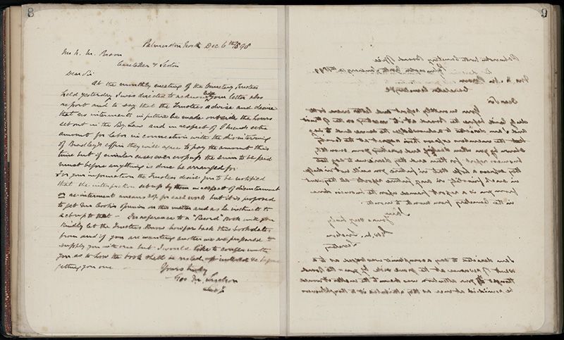 Outwards Correspondence of the Palmerston North Cemetery Trustees, 1898 -1902 36