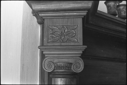 Fireplace detail at 'Waimarama', 46 Alfred Street
